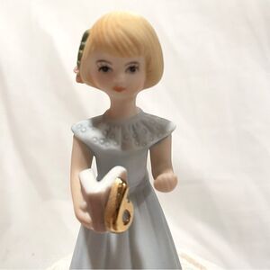 6th birthday cake topper Growing up birthday girls vintage Enesco